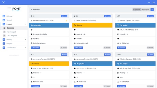PONTMed Laptop Screen - Records queue