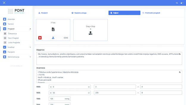 PONTMed Laptop Screen - Records files