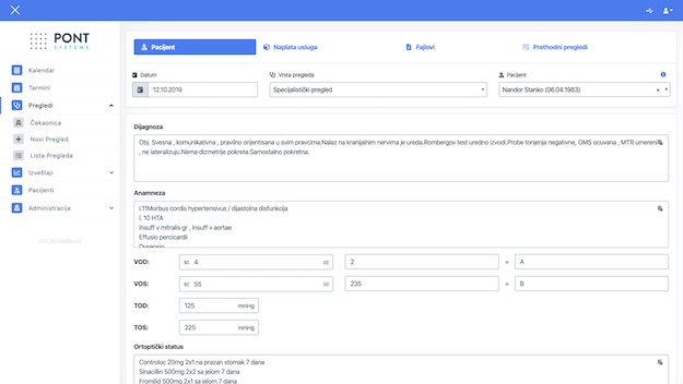 PONTMed Laptop Screen - Records form